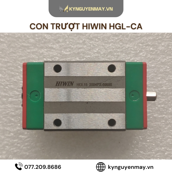 bi trượt HIWIN HGL | HGL30CA, HGL35CA, HGL45CA, HGL55CA