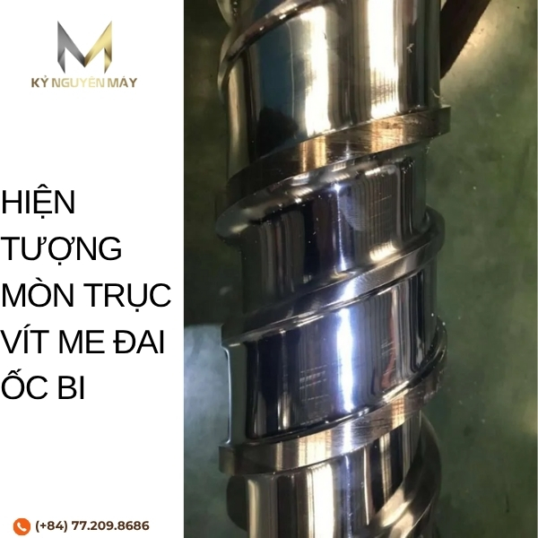 Hiện tượng mòn trục vít me đai ốc bi