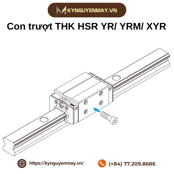 Phân loại bạc trượt dẫn hướng YR/ YRM/ XYR