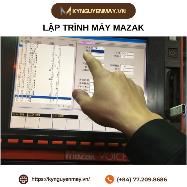 Ảnh lập trình máy mazak