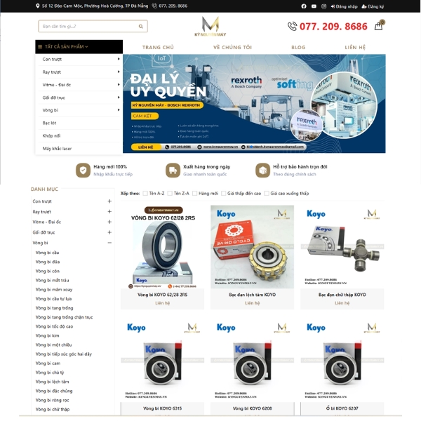 Kỷ Nguyên Máy - Đại lý bạc đạn KOYO TP.HCM phân phối uy tín toàn quốc