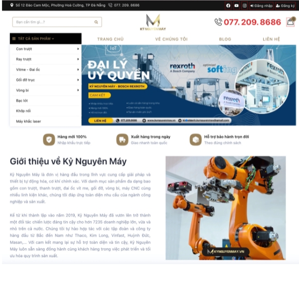 Kỷ Nguyên Máy - Đơn vị trung gian thay ray trượt bi tại nhà HCM