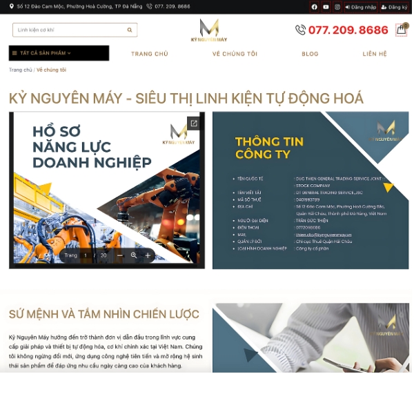 Kỷ Nguyên Máy - Đơn vị trung gian kết nối đơn vị sửa máy CNC Makino Việt Nam