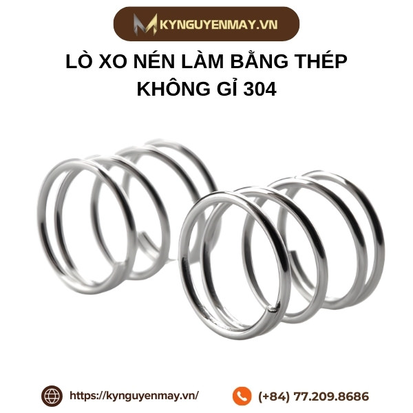 Lò xo nén làm bằng thép không gỉ 304