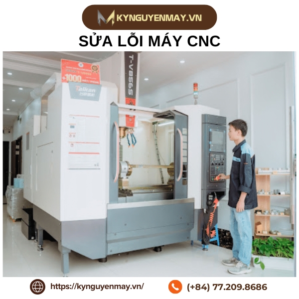 lỗi thường gặp và cách khắc phục lỗi máy CNC