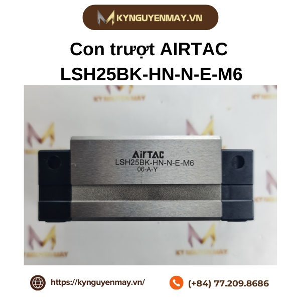 con trượt AIRTAC LSH25BK-HN-N-E-M6
