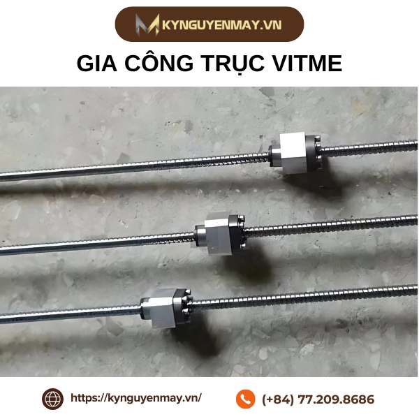 Ảnh gia công trục vít me