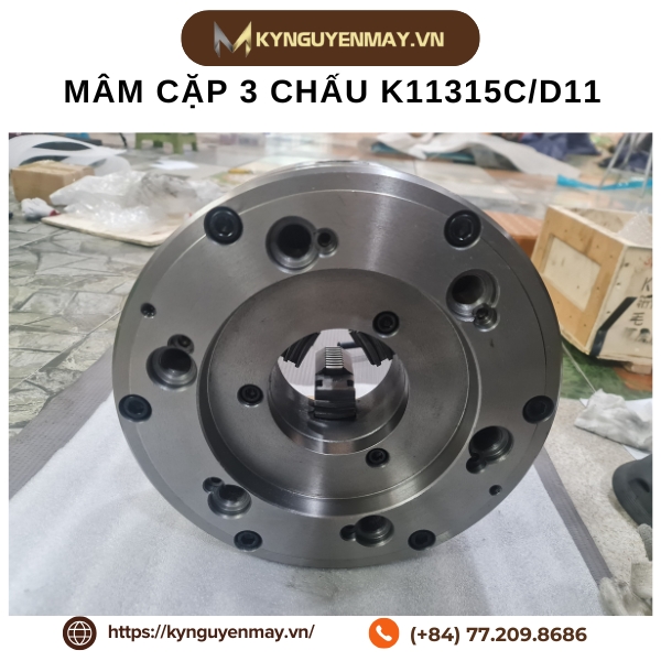Ưu điểm mâm cặp 3 chấu K11315C/D11