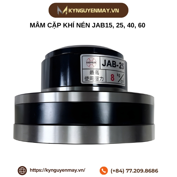Mâm cặp khí nén JAB15, 25, 40, 60