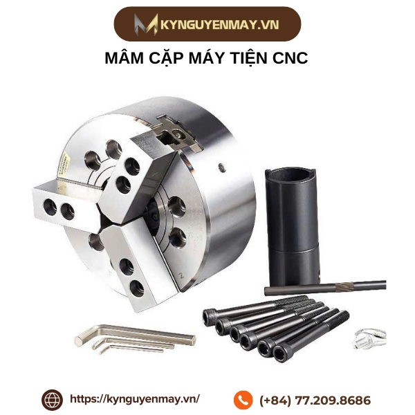 Mâm cặp máy tiện CNC