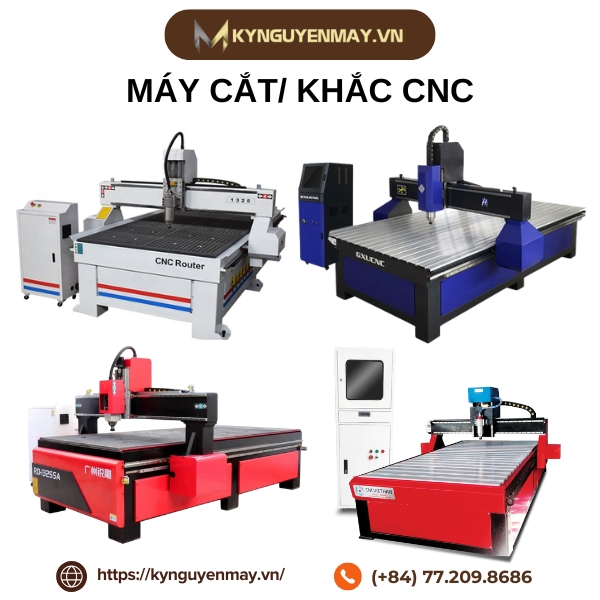 Máy gia công cơ khí - Máy cắt/ khắc CNC