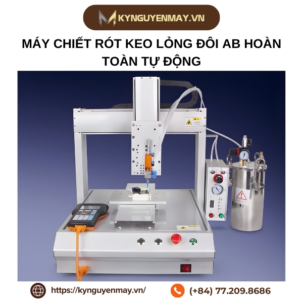 Máy chiết rót keo lỏng đôi AB hoàn toàn tự động