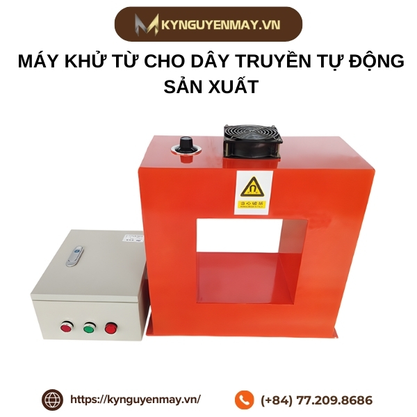 Máy khử từ cho dây truyền tự động dạng hộp