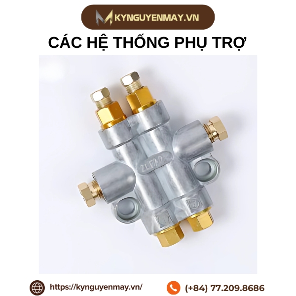 Cấu tạo máy phay CNC - Các hệ thống phụ trợ