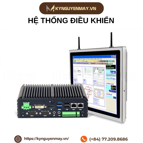 Cấu tạo máy CNC 3 trục - Hệ thống điều khiển