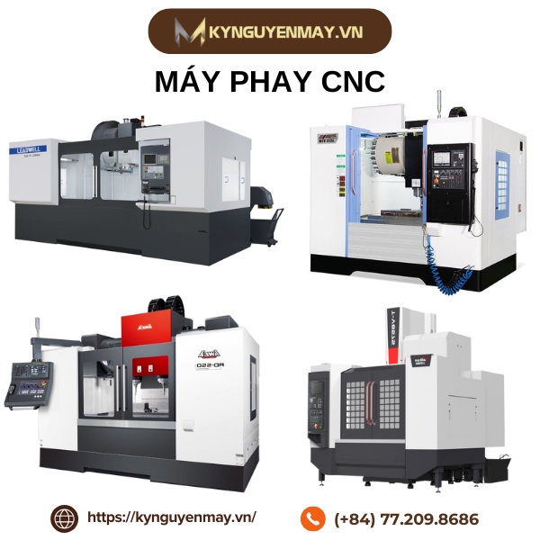 Máy gia công cơ khí - Các loại máy phay CNC