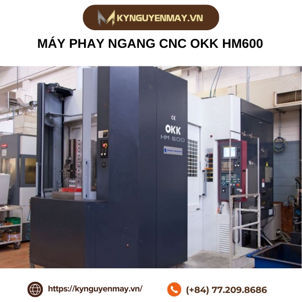 Máy phay ngang CNC OKK HM600
