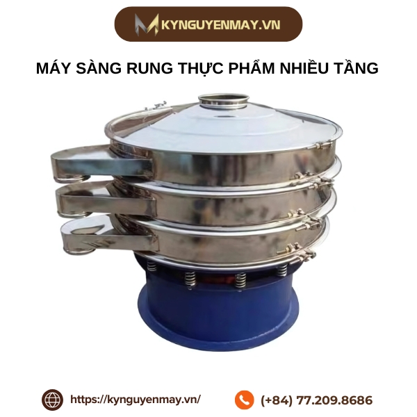 Máy sàng rung thực phẩm nhiều tầng
