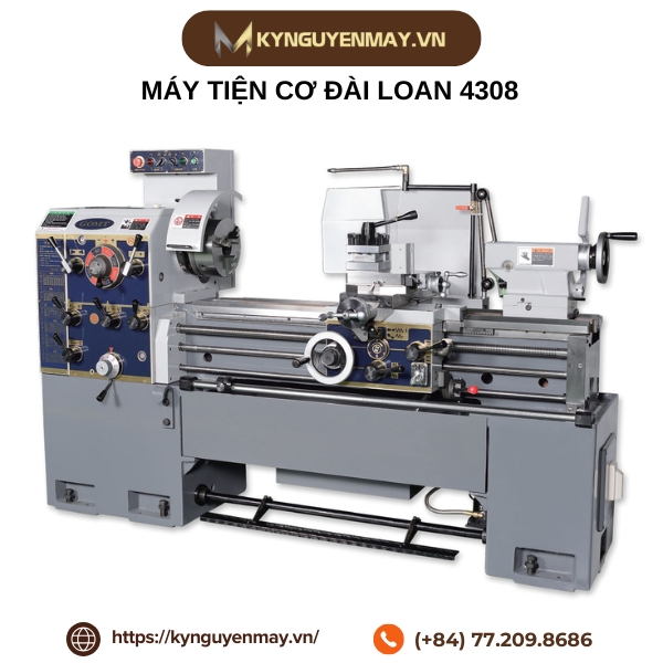Máy tiện cơ Đài Loan 4308