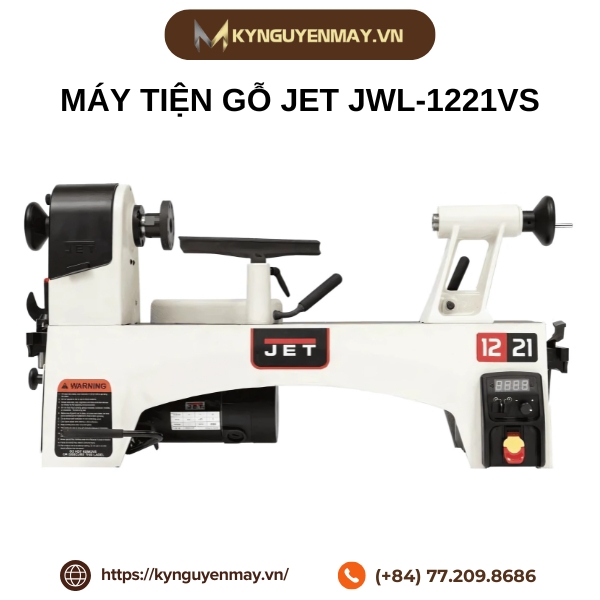 Máy tiện gỗ JET JWL-1221VS