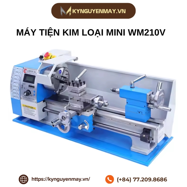 Máy tiện kim loại mini WM210V