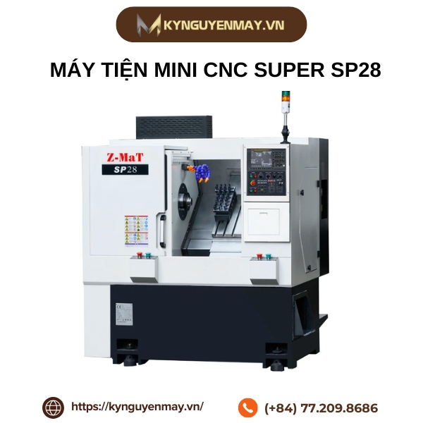 Máy Tiện Mini CNC SUPER SP28