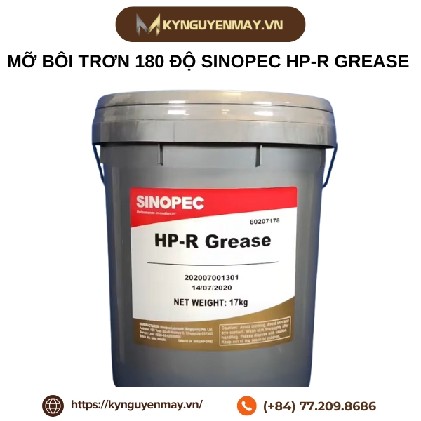 Mỡ bôi trơn chịu nhiệt độ cao 180°C SINOPEC HP-R Grease