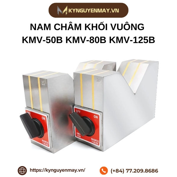 Nam châm khối vuông KMV-50B KMV-80B KMV-125B