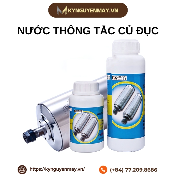 Nước thông tắc củ đục