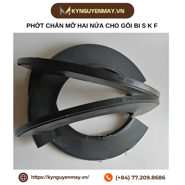 Phớt chắn mỡ hai nửa cho gối bi S K F