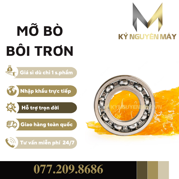 Mỡ bò bôi trơn bạc đạn