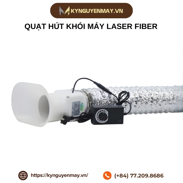 Quạt hút khói máy laser fiber