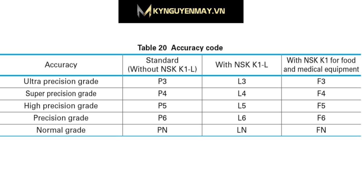 Ray dẫn hướng NSK dòng DS
