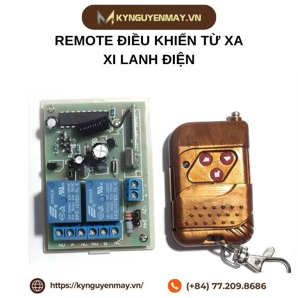 Remote điều khiển từ xa xi lanh điện
