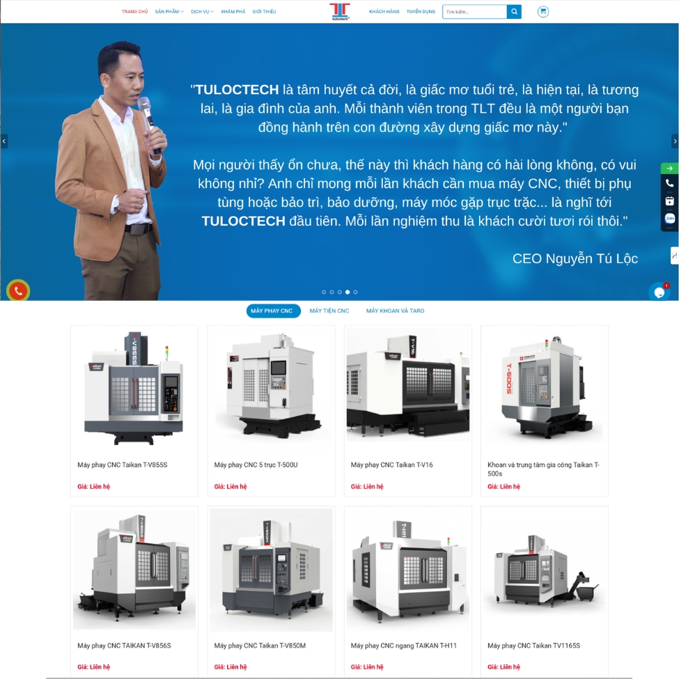 Kỹ thuật Tú Lộc - Dịch vụ sửa chữa máy tiện phay tại TP HCM