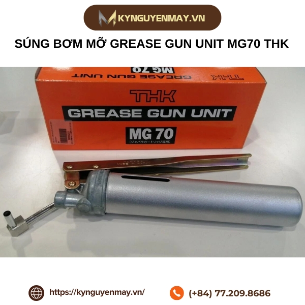 Súng bơm mỡ grease gun unit MG70 THK