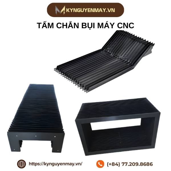 Tấm chắn bụi máy CNC