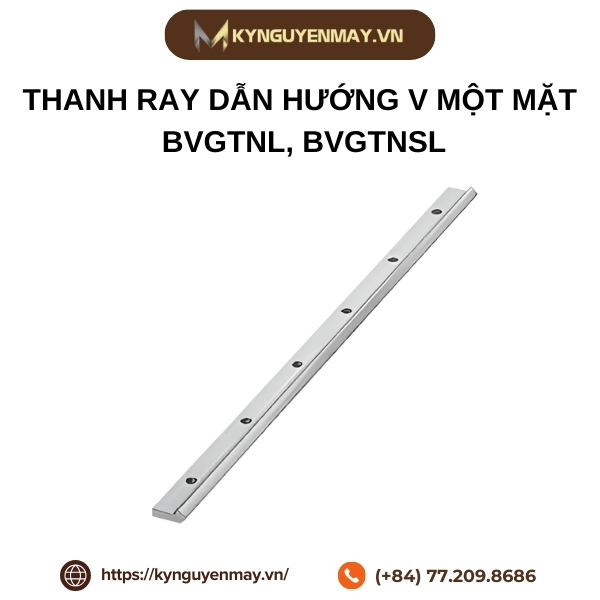 Thanh ray dẫn hướng V một mặt BVGTNL, BVGTNSL