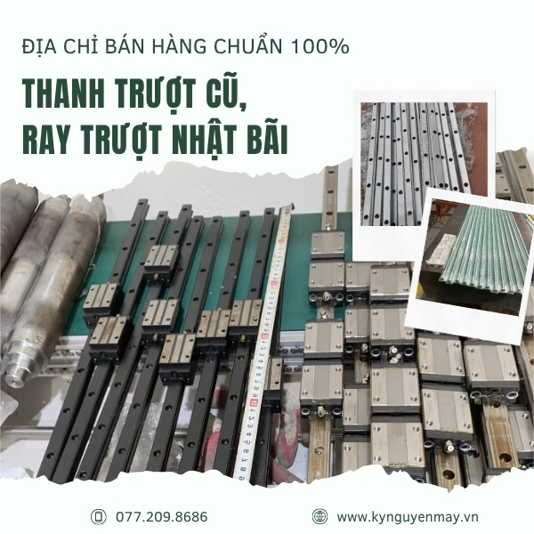 Thanh trượt cũ, ray trượt hàng bãi