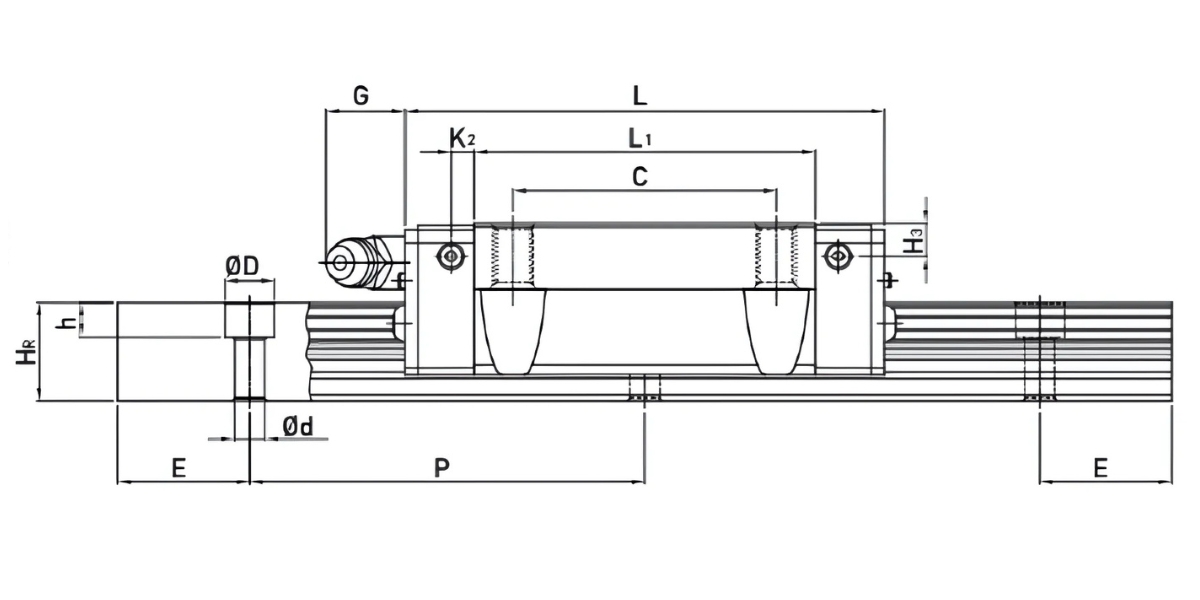 Thông số kỹ thuật ray dẫn hướng WER35