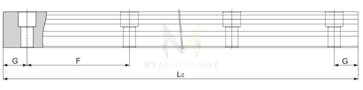 Thanh trượt THK SCR
