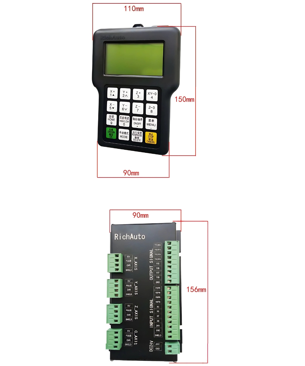 Thông số kỹ thuật bộ điều khiển cầm tay DSP A11