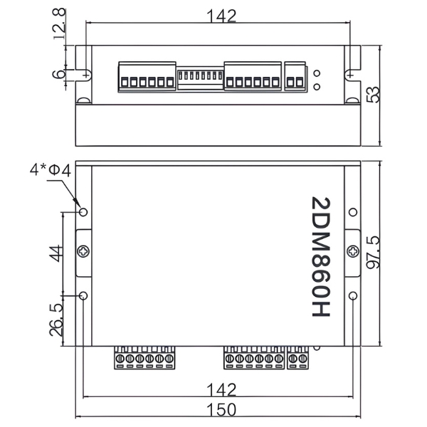 Thông số kỹ thuật driver động cơ bước JMC 2DM860H