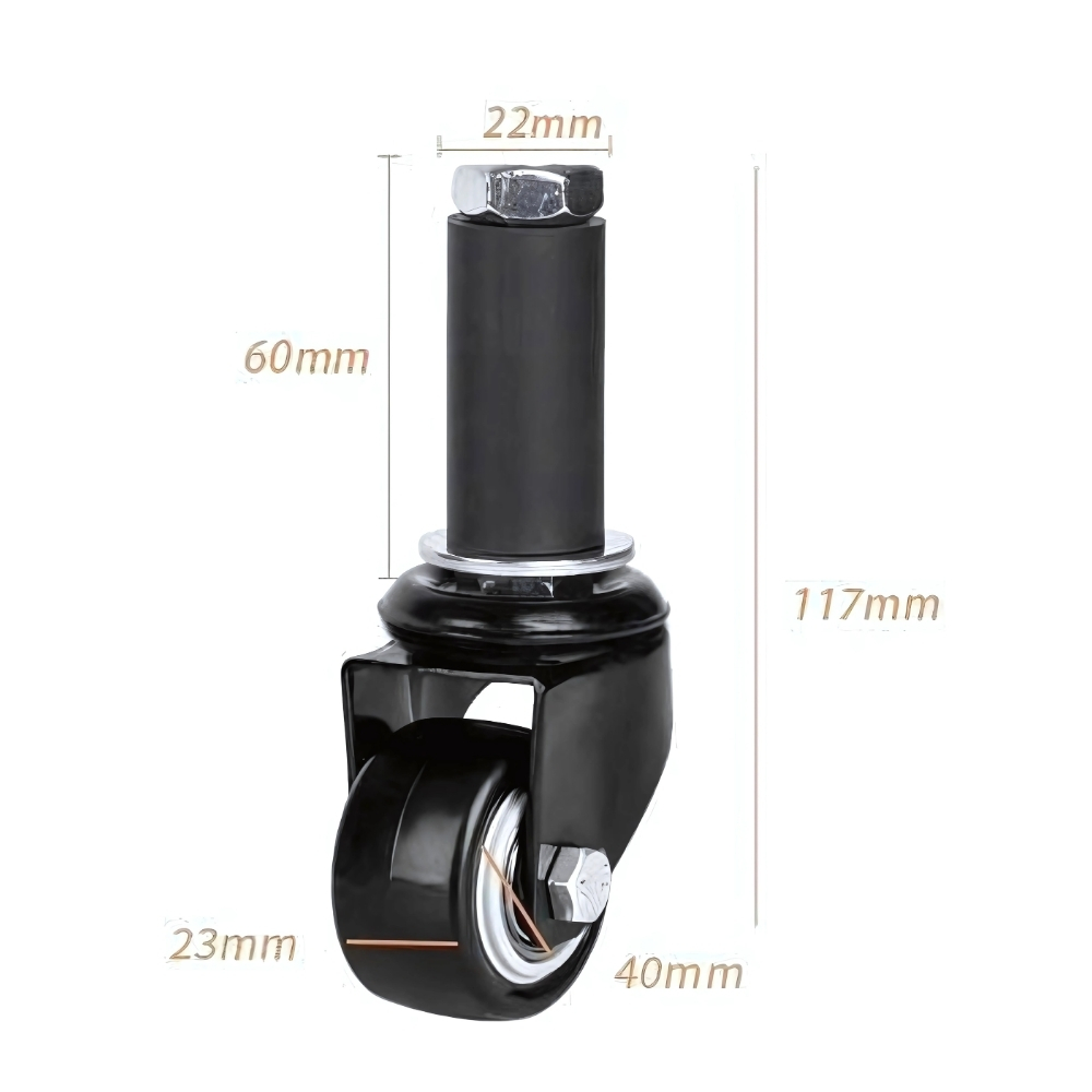 Thông số kỹ thuật bánh xe đa hướng có đầu nối 1.5 inches