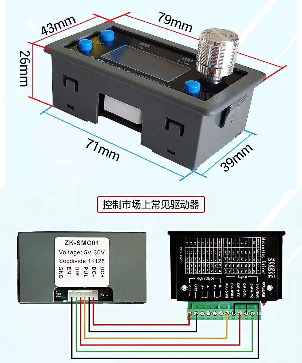 Thông số kỹ thuật bộ phát xung ZK-SMC01