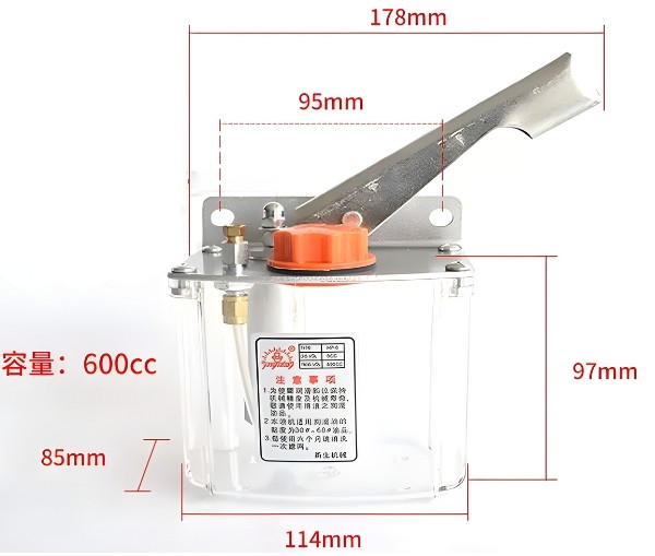 Thông số kỹ thuật bơm dầu tay