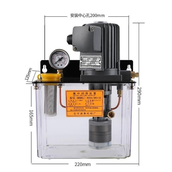 Thông số kỹ thuật bơm dầu tự động 380V