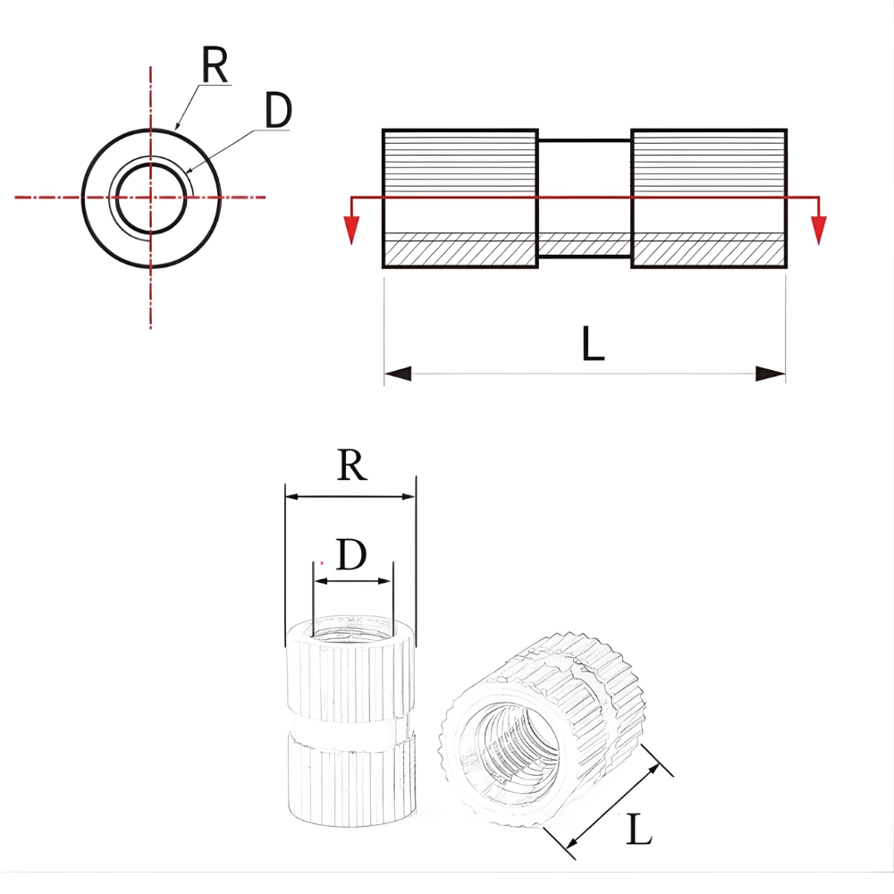 Thông số kỹ thuật đai ốc đồng thau