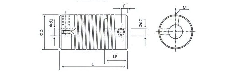 Thông số kỹ thuật khớp nối lò xo GD
