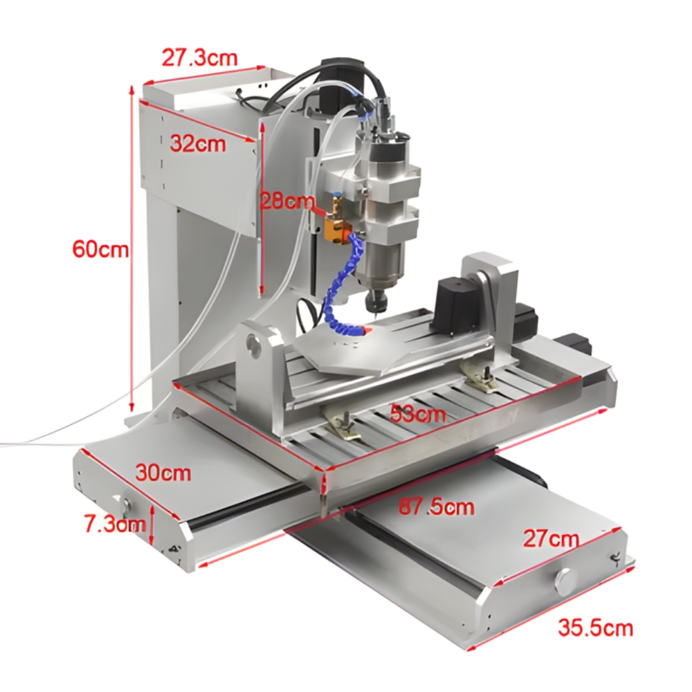 Kích thước máy CNC 6040 5 trục